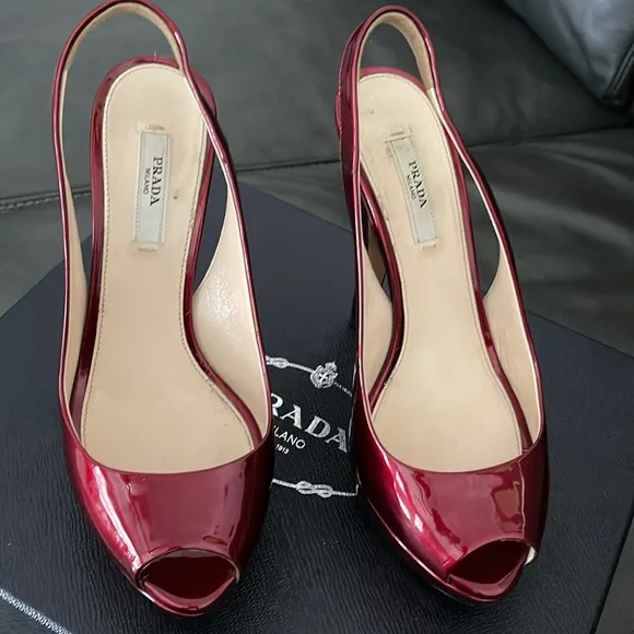 PRADA Peep-toe Heels ! - Picture 3 of 6